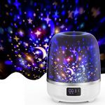 Star Projector Night Light Bluetooth Speaker 360 Degree Rotation
