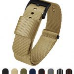 20mm Khaki Tan BARTON Jetson NATO Style Watch Strap