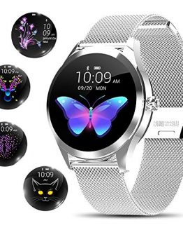 Waterproof Smartwatch Fitness Tracker with Heart Rate Sleep Monitoring