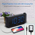 DreamSky Projection Alarm Clock Radio with USB Charging