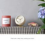 Non-Ticking Tabletop Alarm Clock Battery Operated Desk Clock