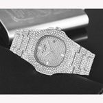 Unisex Luxury Full Diamond Watches Silver/Gold