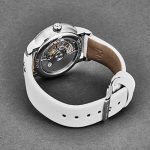 Jaquet Droz Sapphire Crystal and White Satin Leather Strap - Fixed Bezel Set