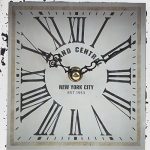 New York City Train Station-Style Mantle Clock