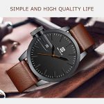 Watch, Mens Watch Sports Fashion Casual Leather Minimalism