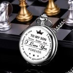 My Son I Love You Pocket Watch Chain Fob