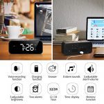 Modern Digital Alarm Clock Snooze Small Led Desk