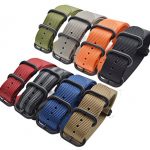 Watch Band Nylon Material Strap and High-End Black Buckle