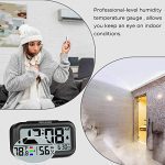 Humidity Temperature Digital Alarm Clock