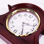 12-Inch Mantel Clock with Silent Quartz Movement – Perfect Home Décor