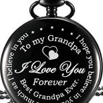 Hicarer Pocket Watch I Love You Forever