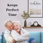Mantel Clock, Wooden Mantle Clock for Living Room Décor