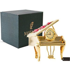 Vintage Piano Desk Clock Gift for Musician