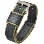 20mm Slate Grey Jetson NATO Style Watch Strap