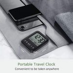 Digital Travel Alarm Clock - Your Compact Companion for Time, Date, and Temperature On-the-Go!