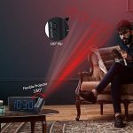 DreamSky Projection Alarm Clock Radio with USB Charging