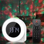 Alarm Clock Star Projector Night Light