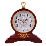 Beesealy Mantel Clock, 12-Inch Mantel Clock, Silent Movement