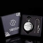 SIBOSUN Groomsmen Pocket Watch Wedding