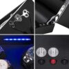 Illuminate Your Timepieces: Carbon Fiber Watch Winder with Piano Finish - Perfect Automatic Watch Care