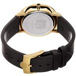 Bruno Magli Unique Black and Brown Italian Leather Dial Strap Watch