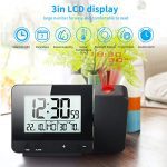 Jhua Digital Projection Alarm Clock Dimmable Alarm Clock