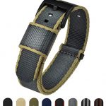 NATO Style Watch Strap - Stylish and Durable Seatbelt Nylon Bands for Versatile Wristwear