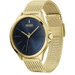 Watch with Gold Ion Plated Strap HUGO by Hugo Boss