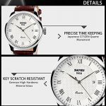 Mens Quartz Watch, Roman Numeral Business Casual Fashion