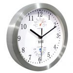 hito Modern Silent Wall Clock Non Ticking 10 inch