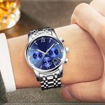Waterproof Date Business Watch Quartz Analog
