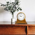Mantel Clock Wood Mantle Clock Battery Operated