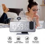EAAGD Projection Digital Alarm Clock, LED Display with USB