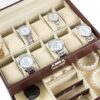 Slots Jewelry Display Case Organizer Watch Box