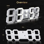 Warehouse Remote 3D LED Wall Clock
