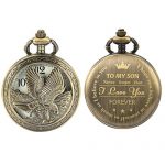 Personalized Pocket Watch Engraved Back Case