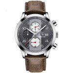 BENYAR Chronograph Waterproof Watches Business Leather Band Strap