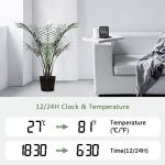 Digital Travel Alarm Clock - Your Compact Companion for Time, Date, and Temperature On-the-Go!