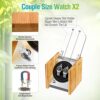 Bamboo Watch Winder Double for Automatic Watches