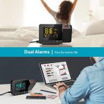 USB Charger Digital Clock Projector
