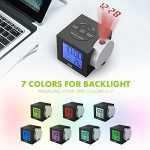 Digital Projection Alarm Clock Indoor Temperature