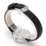 Top Plaza Womens Leather Watch,Fashion Casual Silver Watches