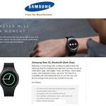 Samsung Gear S2 Smartwatch Dark Gray