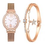 Women Watch with Stainless Steel Mesh Band Watch