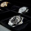 12 Slot Watch Box Organizer with Lock Display Case