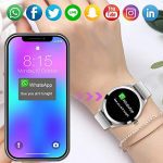 Waterproof Smartwatch Fitness Tracker with Heart Rate Sleep Monitoring