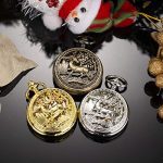 SIBOSUN Vintage Pocket Watch Mechanical Double Cover