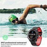 Waterproof Smart Watch Fitness Tracker with Blood Pressure Heart Rate