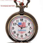 Historical Train Pocket Watch North American Railroad Approved