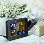 Digital Clock Projector on Ceiling with Indoor Outdoor Temperature